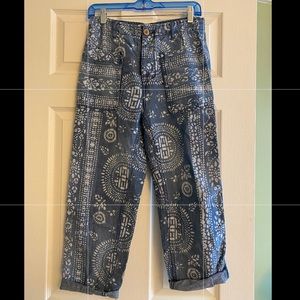 Free People cotton/linen pant.